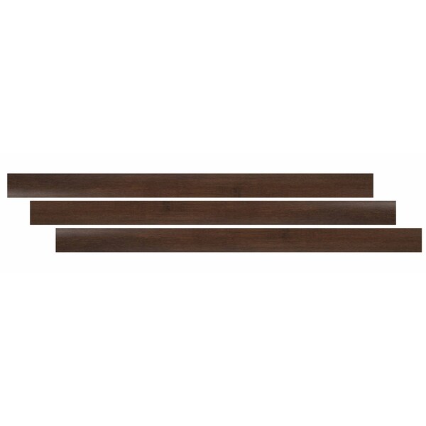 Ackland 0.26 in. T x 94 in. L x 1.77 in. W Heirloom Cherry Luxury Vinyl Flooring Trim End Cap Molding AKVTVHECH-EC - main